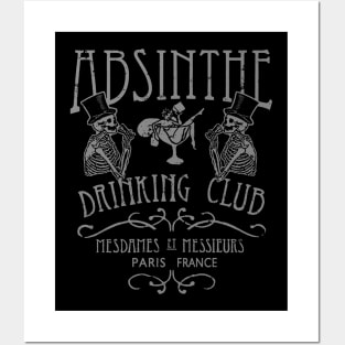 Absinthe Drinking Club Posters and Art